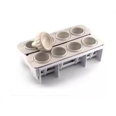 Imagem de Forma De Coxinhas Caseira Profissional 8 Unidades Cozinha