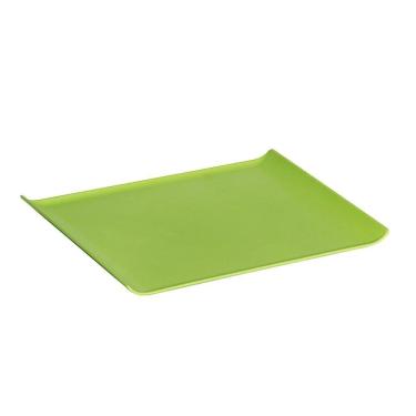 Imagem de Bandeja Servir Quadrada 30x45 Verde Em Polipropileno Linha Tropical Vem