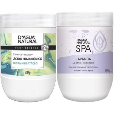 Imagem de Creme Massagem SPA Lavanda + Ácido Hialuronico DAgua Natural - D'Água 