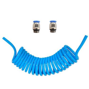 Imagem de Mangueira Espiral Pneumatica Para Compressor Sanfonada de Pu 8mm 10 Ba