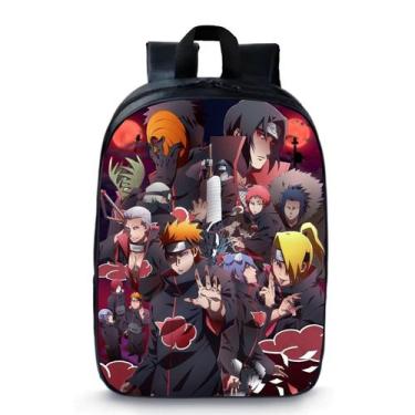 Imagem de Mochila Pré  Escola Pequena Creche Escolar Infantil Mangá Anime Geek S