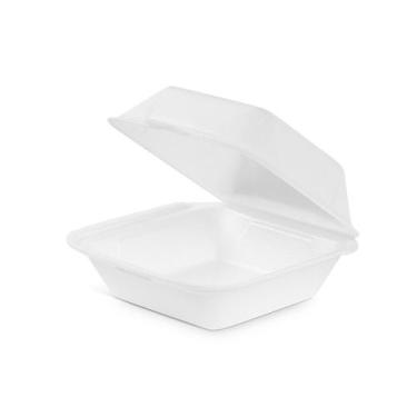 Imagem de 40 Un Hamburgueira Isopor HF2 Para Lanches Fritas Salada - Genérica