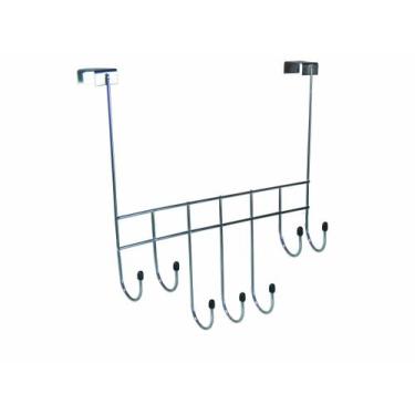 Imagem de Cabide Com Gancho Para Porta Pendurar Toalha Roupas Sem Furo - VPJ