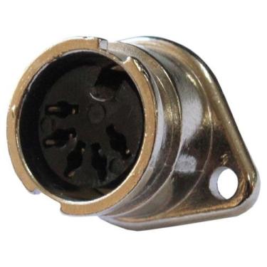 Imagem de Conector Circular Fêmea 5 vias 5A Metaltex
