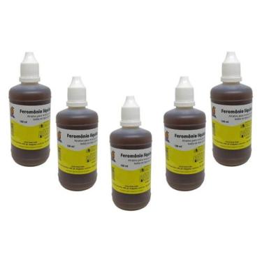 Imagem de Kit 5 Feromônios Líquido (Atrativo para Peixes) Ceva Iscas - (5x 100ml