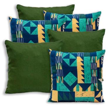 Imagem de Kit 6 Capas de Almofada com Zíper 40cmx40cm Gorgurinho - Dryka Enxovai