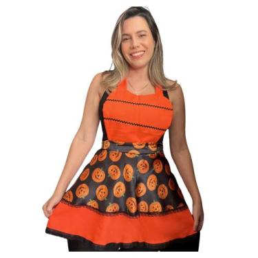 Imagem de Fantasia Feminina Barata halloween avental bruxa e pirata do 34 ao 50 