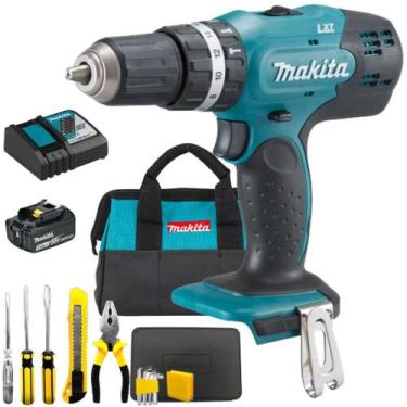 Imagem de Parafusadeira/Furadeira Makita Dhp453 C/Bat + Bolsa e Acess