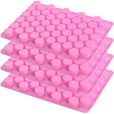 Imagem de ionEgg Molde de silicone para lanches Keto, gomas de vinagre cilíndrico de maçã, chocolates, doces duros, suprimentos para fazer doces, pacote com 4
