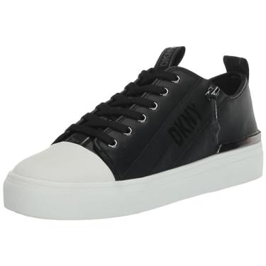 Imagem de DKNY Tênis feminino Chaney-Lace Up, Preto, 35