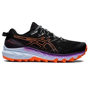 Imagem de ASICS Tênis de corrida feminino Gel-Trabuco 10, Preto/Laranja Nova, 35