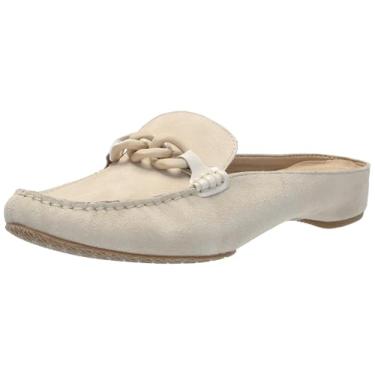 Imagem de Donald Pliner Mules femininas Bless envelhecidas, mocassins confortáveis de bico fechado, sem cadarço para mulheres, Areia - Camurça, 34