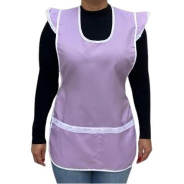 Imagem de Avental Bata com Manguinha - Armarinho Neves, lilas