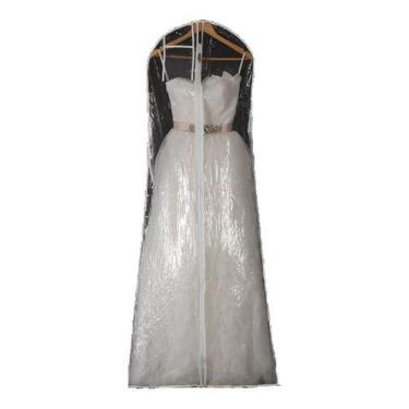 Imagem de Capa Protetora Para Vestido De Festa Transparente Com Zíper - LM, Bran