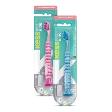 Imagem de Escova de Dentes Com Ventosa Kess Pro Kids 2067