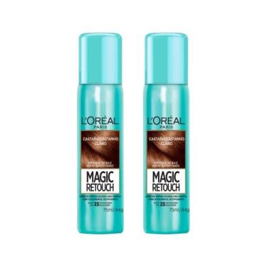 Imagem de Coloraçao Loreal Magic Retouch 75ml Spray Castanho Claro-2un