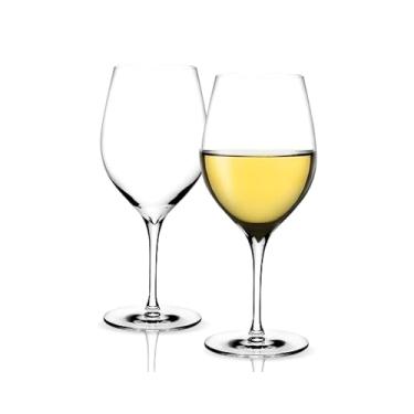 Imagem de Jogo 2 Taças De Vinho Cristal 430ml Tinto Branco Grande Drinks Luxo Elegante Presente Casamento Mesa Posta Moderna Kit Taça Premium Resistente