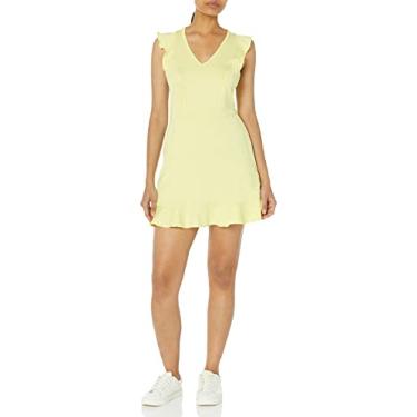 Imagem de EleVen by Venus Williams Vestido feminino beija-flor esvoaçante 81 cm, Limão, M
