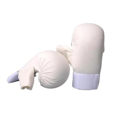 Imagem de Colaxi Luvas de boxe para crianças Luvas de soco Luvas de couro PU confortáveis Luvas de sparring Luvas de karatê para fitness Luta de luta em casa, M