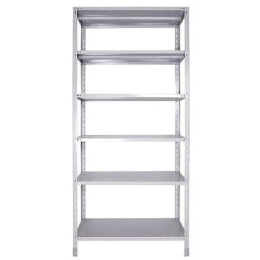 Imagem de Estante Armário De Aço 6 Bandejas 90cm Cinza Suporta 240kg - AMAPÁ
