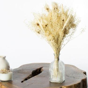 Imagem de Arranjo + Vaso de Flores Secas Sementinha Natural - Tem Flores 