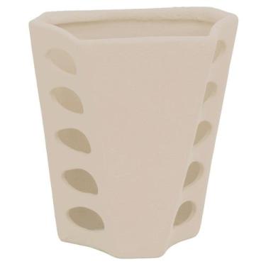 Imagem de Arandela Ceramica Artesanal Retro Amanda Cor Areia - CM GLASS - CLEIDE