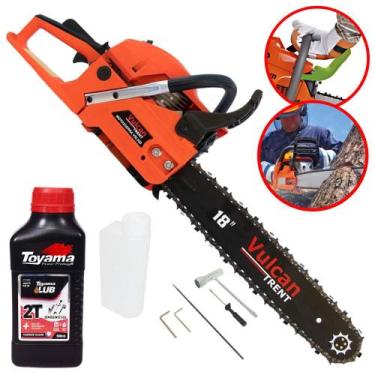 Imagem de Moto Serra Motosserra Á Gasolina Vulcan VSL550 VSL-550 2T 55CC 3HP 11.