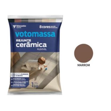 Imagem de Rejunte Flexível Votomassa Marrom 1Kg - Votoran