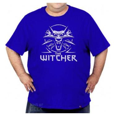 Imagem de Camiseta The Witcher Geralt Plus Size Geek Série Game Geek - king of G