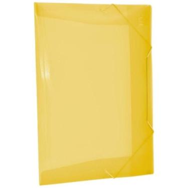 Imagem de Pasta Plástica Com Aba Elástica Ofício Amarelo Line Dac