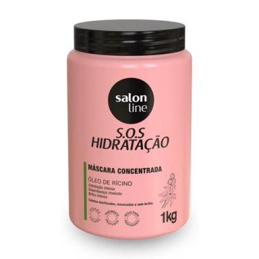 Imagem de Máscara Hidratação Intensa Sos Óleo de Rícino Salon Line 1Kg, Máscara 