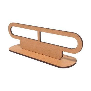 Imagem de Obstáculo Corrimão para Pista Skate de Dedo Fingerboard Radical Mdf Ma
