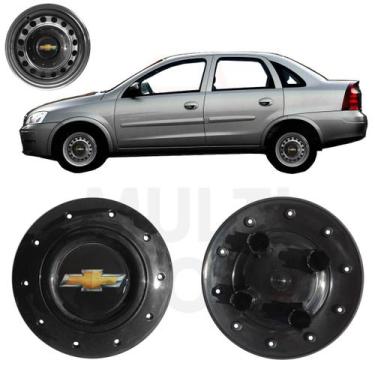 Imagem de 1x Calota Centro Roda Aro 14 Gm Corsa Sedan 2002 A 2012 - Chevrolet