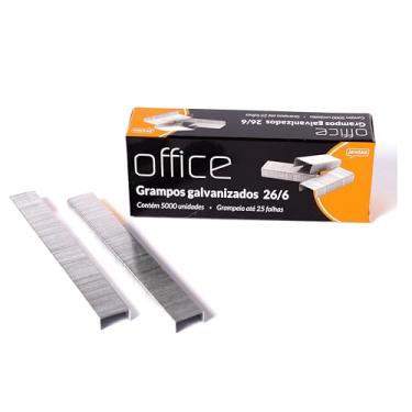 Imagem de Grampo Galvanizado 26/6 Caixa c/5000 unidades Jandaia Office