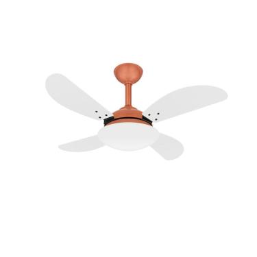 Imagem de Ventilador Teto Cobre Fly 4 Pás Quarto Potente Ventax 110V