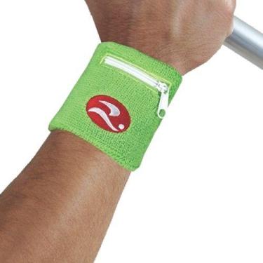 Imagem de Munhequeira Atoalhada Com Ziper 0404 Realtex, Verde