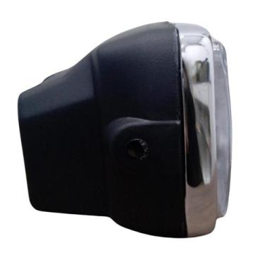 Imagem de Farol Bloco Óptico Da Moto Cg 125 Today 125 Titan Até 1999 Com Aro Bri