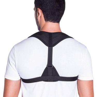 Imagem de Corretor Postural Corrige Postura Confortável Eficaz Kestal, G, Preto