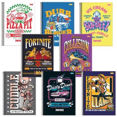 Imagem de Caderno Espiral Fortnite 96fls 2022 - Foroni