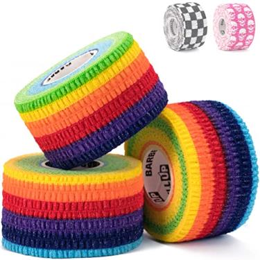 Imagem de Barbell UP Professional Weight Lifting Thumb Tape - Protects Finger Tape, Adhesive for Powerlifting, Crossfit, Yoga & Gym, Hand Grip Support for Weightlifting, Deadlift, Barbell Hook Grip (Rainbow)