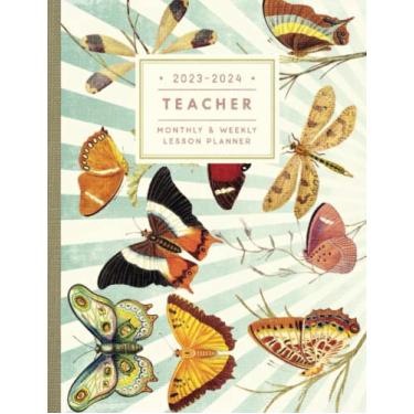 Imagem de Teacher Lesson Planner 2023-2024: Monthly and Weekly Class Organizer | Lesson Plan Grade and Record Books for Teachers | July 2023-June 2024 Academic ... Butterfly (Lesson Planning Organizers)