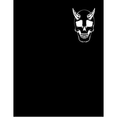 Imagem de Sketchbook A4: DOTTED Paper Journal Blank Dot Grid Notebook XL 200 Pages/100 Sheets Bullet Journaling 8.5 x 11 Cool SKULL Gift (for Art, Artists, Painting, Drawing or Writing In)