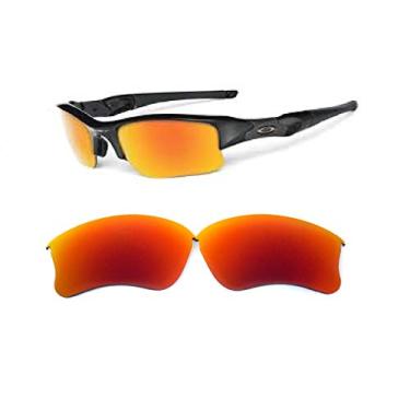 Imagem de Lentes de reposição Galaxy para óculos de sol Oakley Flak Jacket XLJ polarizadas seleção múltipla (vermelho)