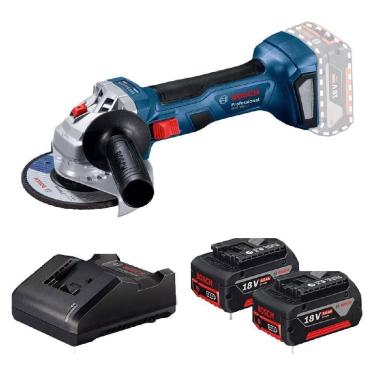Imagem de Esmerilhadeira 5`` 18V Carregador 2 Bat. Gws 180-Li Bosch