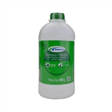 Imagem de cola adesivo para tubos e conexoes pvc amanco 850 gramas