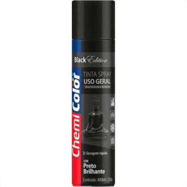 Imagem de Spray Chemic.Geral Preto Bril.400Ml - CHEMICOLOR