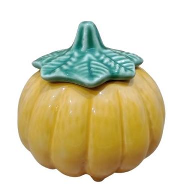 Imagem de Abóbora Moranga amarela,  vermelha cerâmica Caçarola pequena 250 ml - 