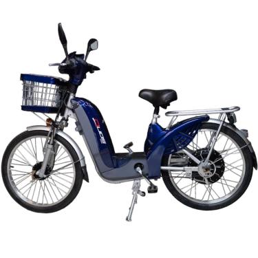 Imagem de Bicicleta Elétrica E-Maxx Duos 800W Entrada USB Alarme e Seta cor Azul
