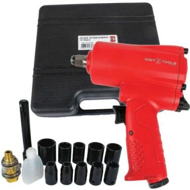 Imagem de Chave de impacto pneumática 1/2" 392.3 N.m com acessórios - SGT-0518 -