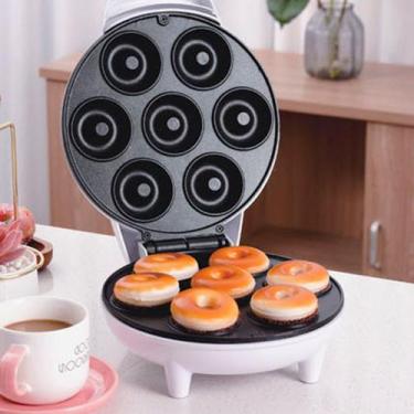 Imagem de Mini Máquina de Donuts Compacta Ideal Para Renda Extra - 110V